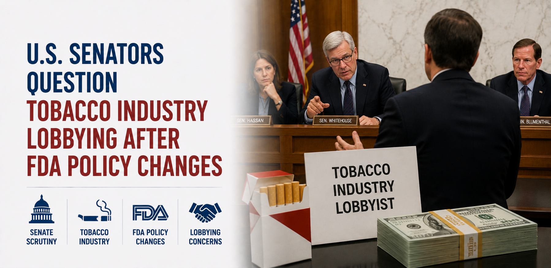 U.S. Senators Question Tobacco Industry Lobbying After FDA Policy Changes