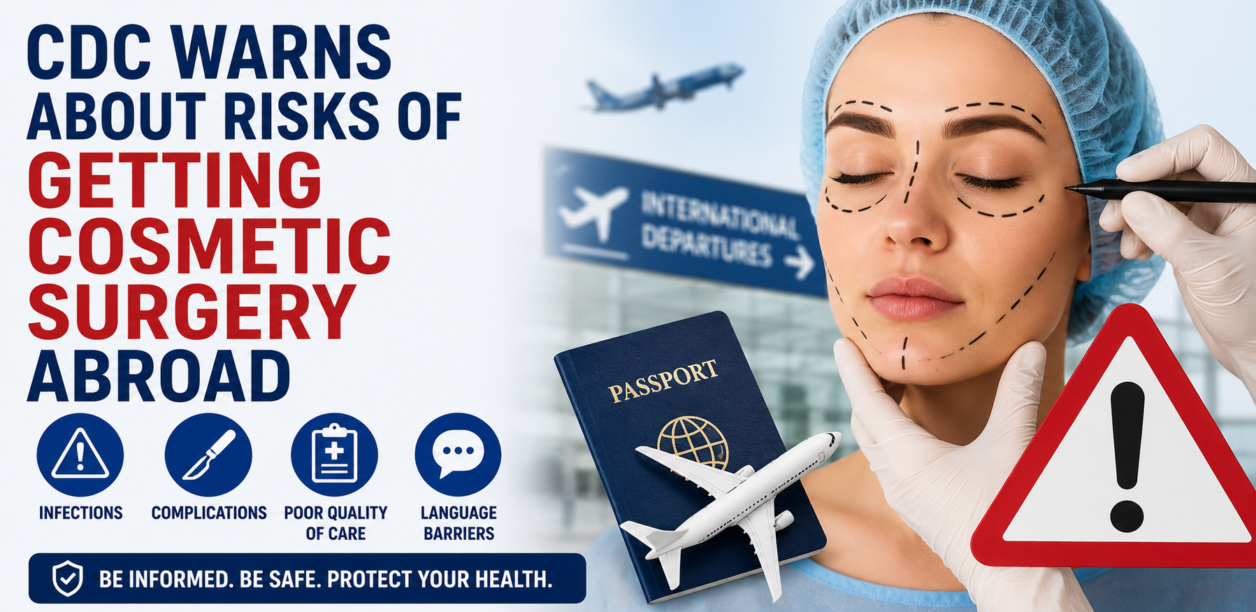 CDC Warns About Risks of Getting Cosmetic Surgery Abroad
